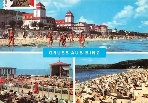 Ostseebad Binz auf Rügen Kurhaus Konzertplatz Strand gl1975 169.770