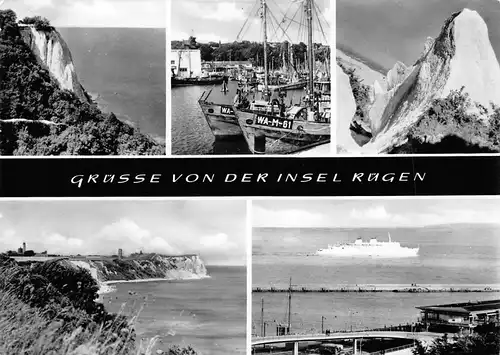Insel Rügen Stubbenkammer Kap Arkona Fährschiff gl1975 172.214
