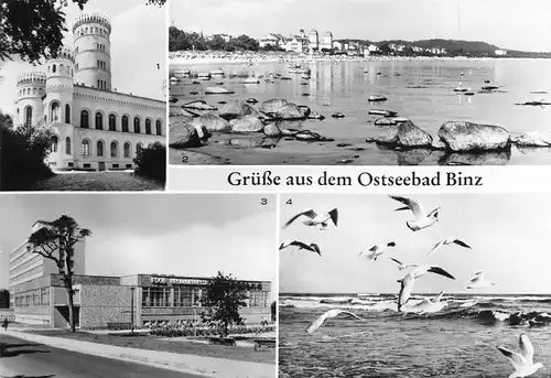 Ostseebad Binz Jagdschloss Bucht Erholungsheim Restaurant gl1986 172.245