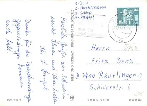 Schwerin Dom Theater Schloss Altstadt gl1988 172.316