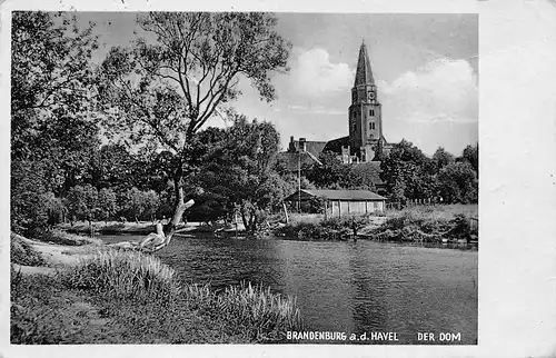 Brandenburg (Havel) Blick zum Dom gl1930 168.674