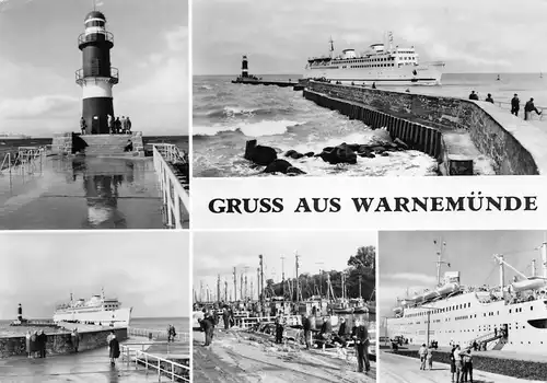 Rostock-Warnemünde Mole Fährschiff Alter Strom ngl 172.272