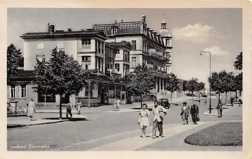 Ostseebad Zinnowitz Straßenpartie gl1956 171.423