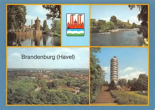 Brandenburg (Havel) Steintor Salzhofufer Friedenswarte ngl 168.708