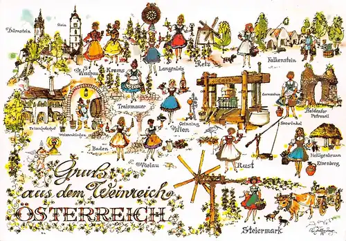 Gruß aus dem Weinreich Österreich ngl 170.881