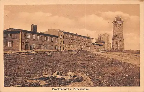 Brockenhotel und Brockenturm ngl 172.356