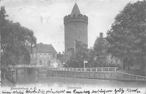 Brandenburg (Havel) Steintorturm gl1906 168.781