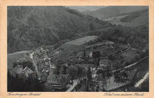 Treseburg im Bodetal Panorama vom weißen Hirsch ngl 172.352