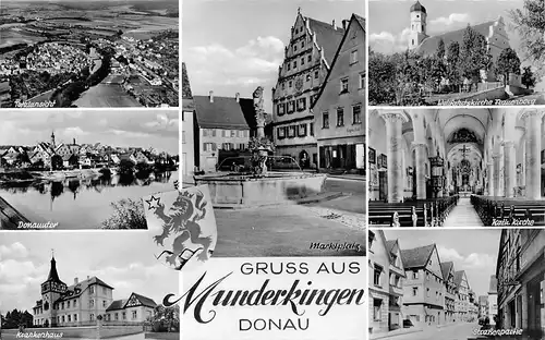 Munderkingen an der Donau Teilansichten Mehrbildkarte ngl 170.938