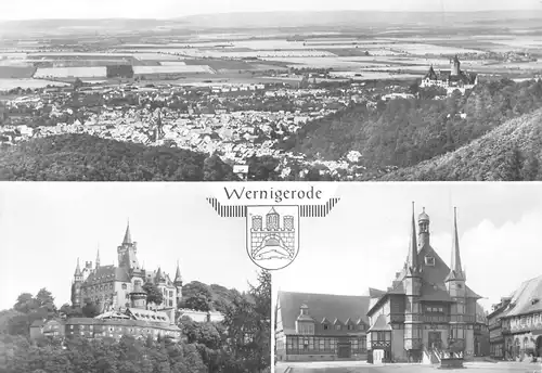 Wernigerode a.H. Teilansichten Panorama gl1975 172.384