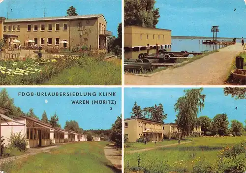 Waren (Müritz) FDGB-Urlaubersiedlung Klink gl1976 169.140