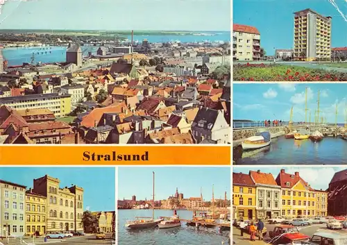 Stralsund Hafen Markt Stadtpartien gl1980 169.992