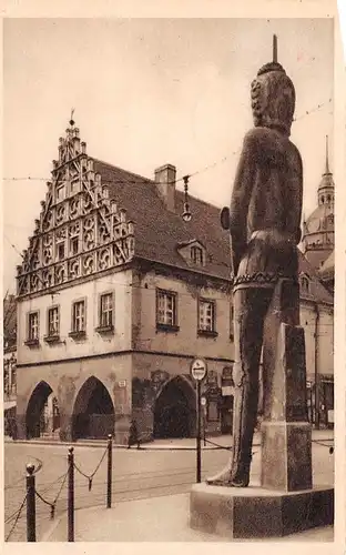 Brandenburg (Havel) Kurfürstenhaus und Roland gl1938 168.837