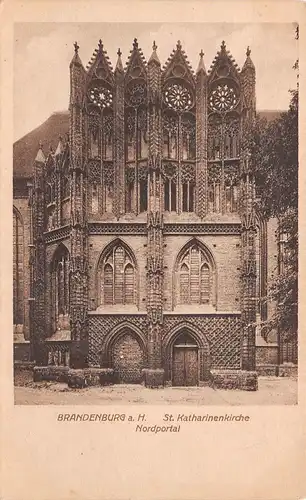 Brandenburg (Havel) Katharinenkirche Nord-Portal ngl 168.878