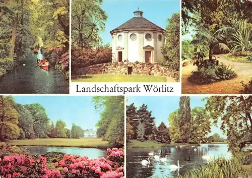 Wörlitz Kanal Vestatempel Palmengarten See ngl 172.454