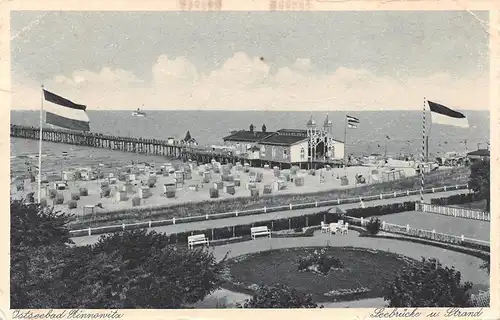 Ostseebad Zinnowitz Seebrücke und Strand ngl 169.264