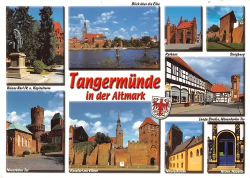 Tangermünde Teilansichten Mehrbildkarte gl2007 171.640
