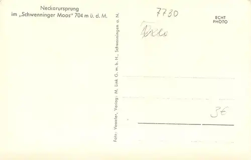 Neckarursprung im Schwenninger Moos ngl 171.033