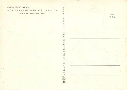 Crailsheim von Ludwig Schäfer-Grohe Stadtansicht ngl 170.247