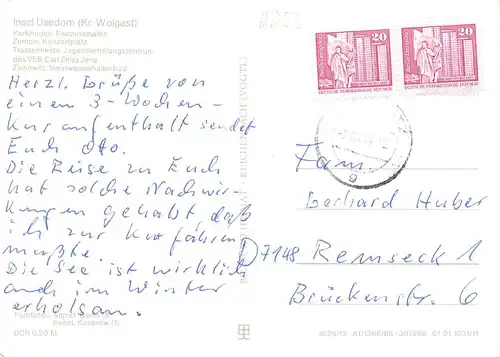 Grüße von der Insel Usedom Teilansichten gl1988 169.453