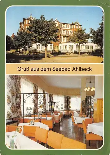Ostseebad Ahlbeck Erholungsheim Kurt Bürger gl1983 169.468