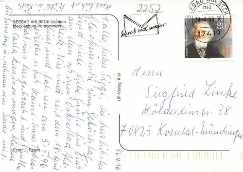 Ostseebad Ahlbeck Teilansichten gl1996 169.470