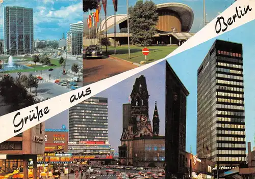 Berlin Teilansichten Mehrbildkarte gl1974 171.149