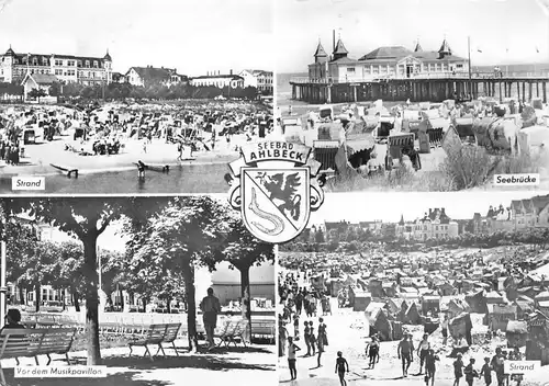 Ostseebad Ahlbeck Strand Seebrücke Musikpavillon gl1971 169.472