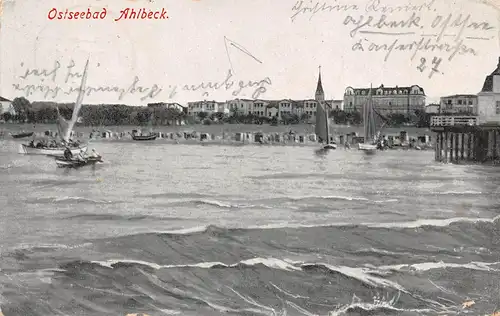 Ostseebad Ahlbeck Blick zum Strand gl1927 169.493