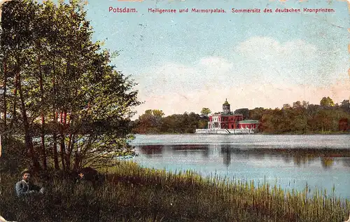 Potsdam Heiligensee und Marmorpalais gl1910 171.301