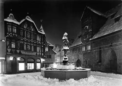 Reutlingen Marktplatz bei Schnee ngl 170.469