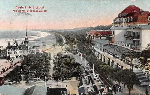 Ostseebad Heringsdorf Kurhaus mit Blick nach Ahlbeck glca.1920 169.530