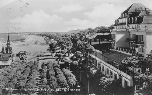 Ostseebad Heringsdorf Blick auf die Strandpromenade gl1927 169.555