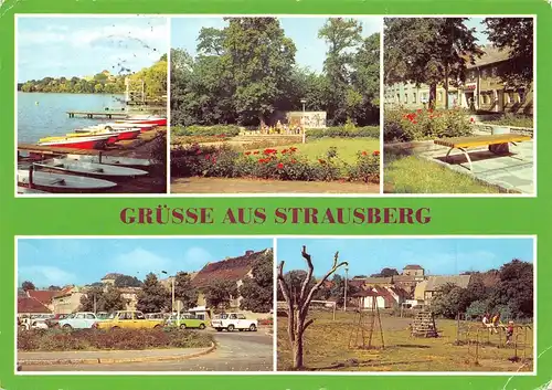 Strausberg See Ehrenhain Teilansichten gl1983 172.005