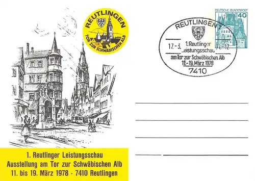 Reutlingen 1. Leistungsschau 1978 ngl 170.578