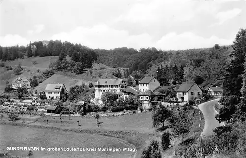 Gundelfingen im Lautertal Panorama gl1964 170.613