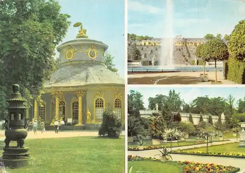 Potsdam-Sanssouci Chinesisches Teehaus Große Fontaine gl1981 172.070