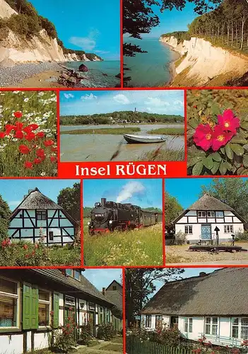 Rügen Teilansichten Mehrbildkarte gl1991 171.470