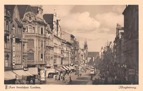 Magdeburg Breiteweg mit Katharinenkirche ngl 171.520