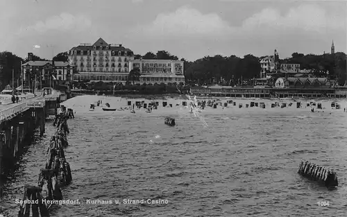 Ostseebad Heringsdorf Kurhaus und Strand-Casino gl1927 169.534