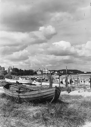 Ostseebad Binz (Rügen) Schiffe und Strandansicht ngl 169.588