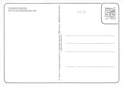 Reutlingen Teilansichten Mehrbildkarte ngl 170.865