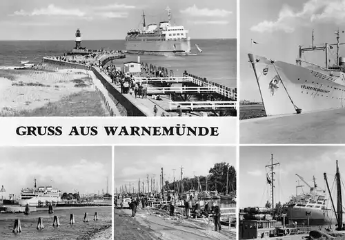 Warnemünde Teilansichten Fährschiff ngl 172.283