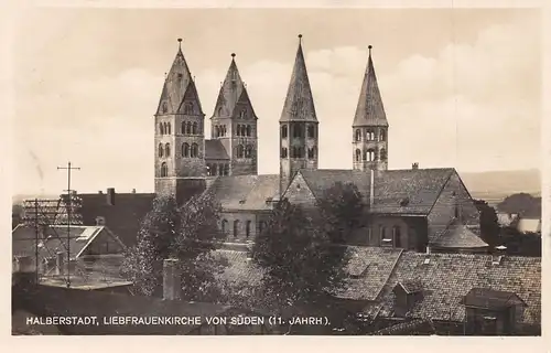Halberstadt Liebfrauenkirche von Süden ngl 171.652