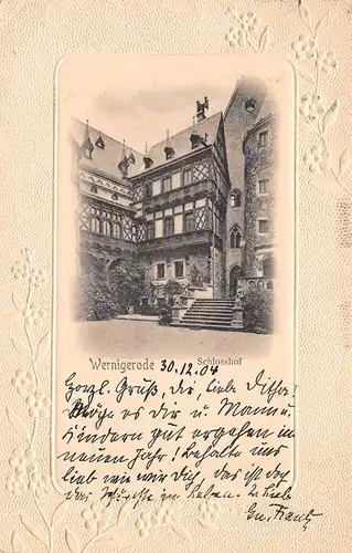 Wernigerode Schlosshof gl1904 171.682