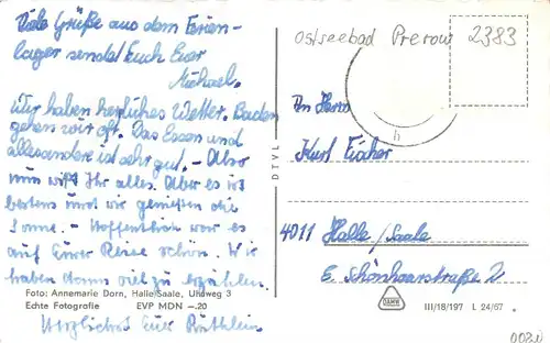 Ostseebad Prerow Küste am Darß glca.1970 169.837