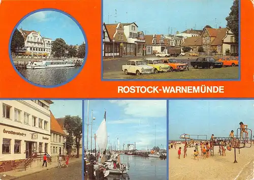 Rostock-Warnemünde Café Broilerstube Strandspielplatz glca.1985 172.297