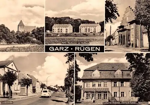 Garz auf Rügen Straße Rathaus Teilansichten gl1969 169.675
