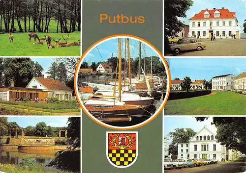 Putbus auf Rügen Tierpark Gaststätte Rathaus Theater gl1985 169.695