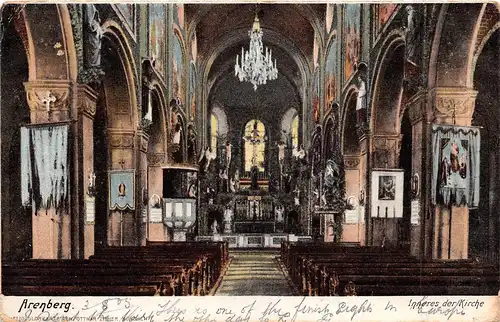 Arenberg Inneres der Kirche gl1903 172.343